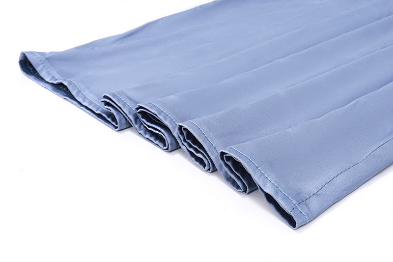 French Elegant Satin Lace Dress