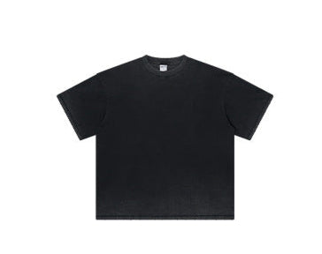 275g Reverse - side Color - Stirred Vintage Edged Washed T - Shirt