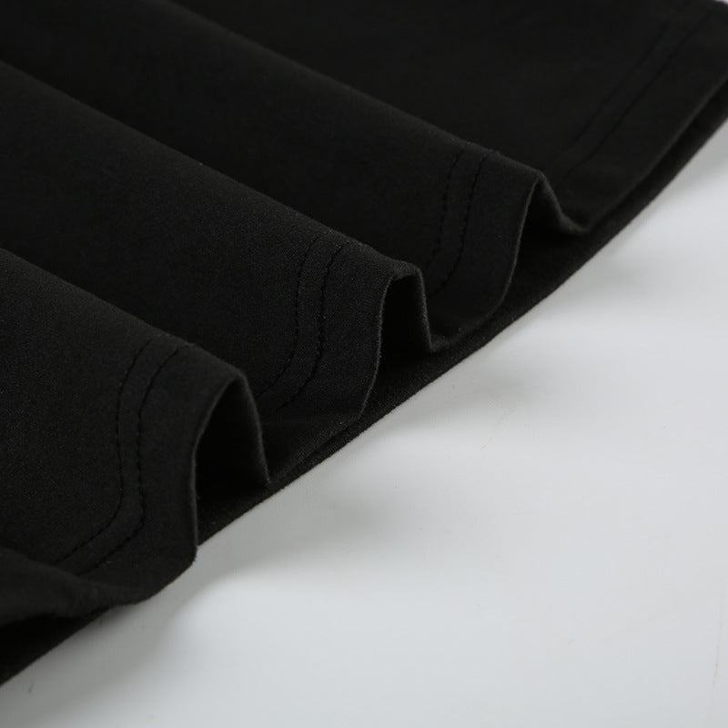 Ruffle - Trimmed Deep - V Sexy Crop Top