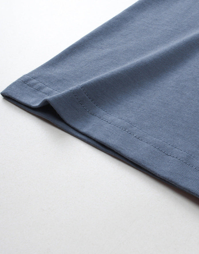 190G Loose-Fit Cotton Solid Essential T-Shirt