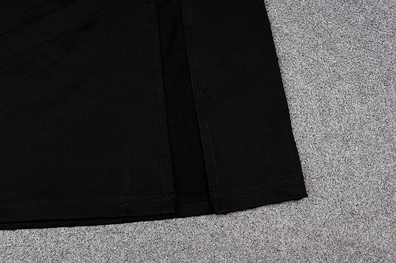 Cutout Halter Neck High - Slit Gown