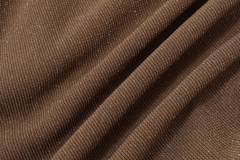 One - Shoulder Waist - Cutout Drape Dress