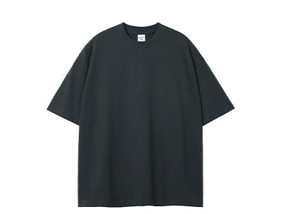 230G Double-Yarn Cotton Antimicrobial Solid Loose-Fit T-Shirt