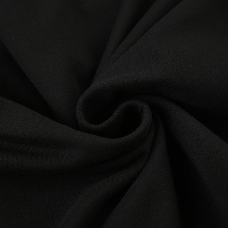 Lace Off - Shoulder Slim Fit Long - Sleeve Top