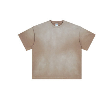 Vintage Spray-Dyed Faded Short-Sleeve T-Shirt