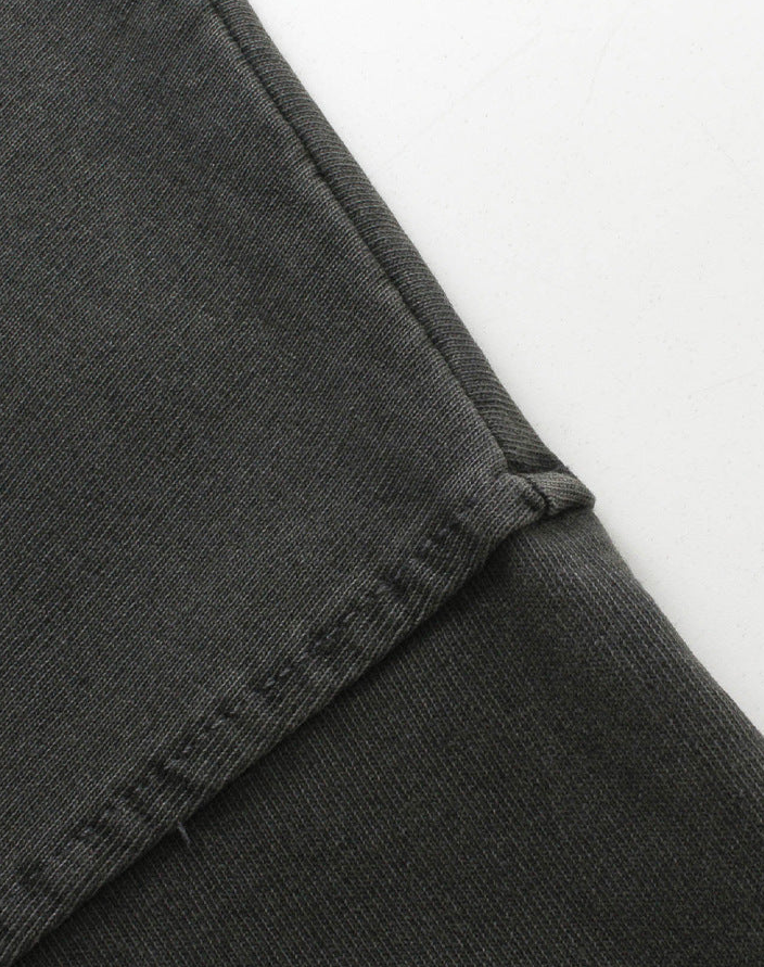 250G Vintage Washed Distressed Loose-Fit Cotton T-Shirt