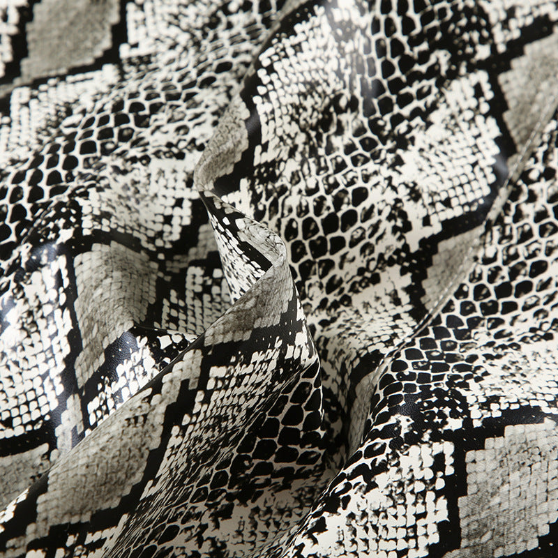 Spice Girl Snake - Print Lace - Up Bandeau Corset