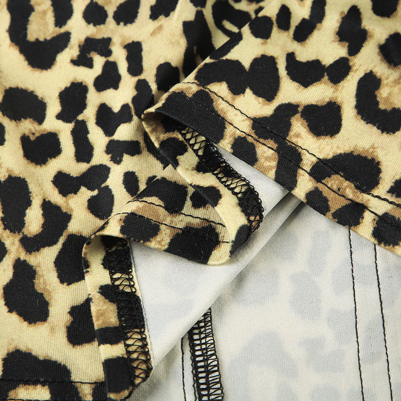 Spice Girl Leopard - Print Lace - Spliced Corset