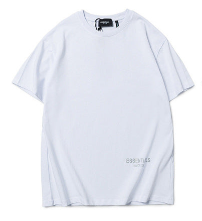 Simple Letter - Printed Loose Short - Sleeve T - Shirt