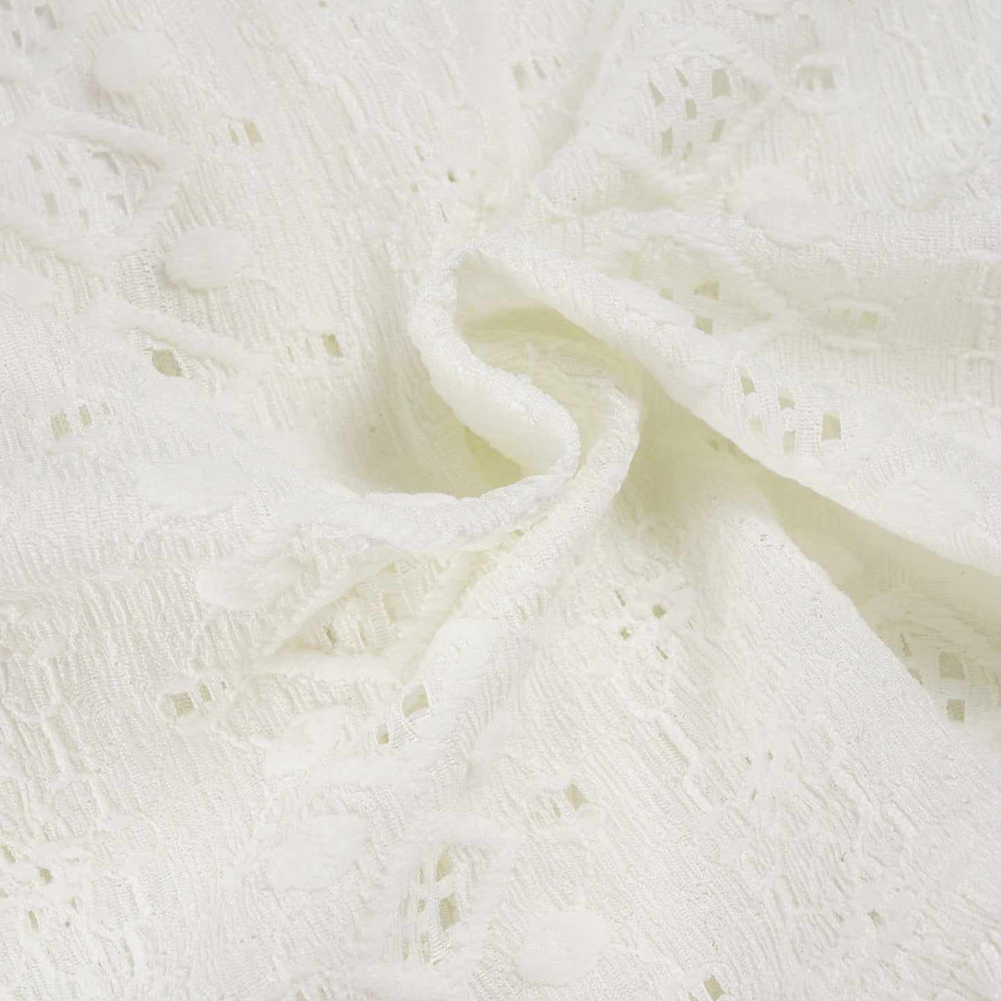 Eyelet Embroidery Ruffled Corset Top