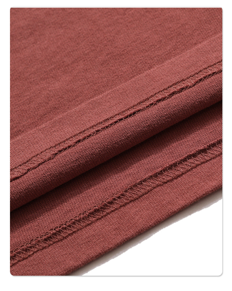 Simple Loose Basic Solid - Color Short - Sleeve T - Shirt