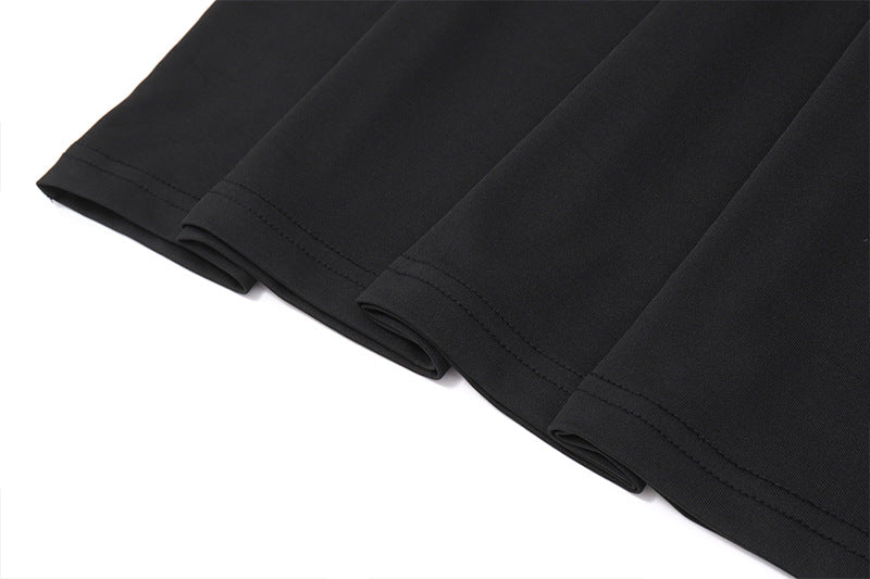 Sexy Open - Back Black Evening Gown