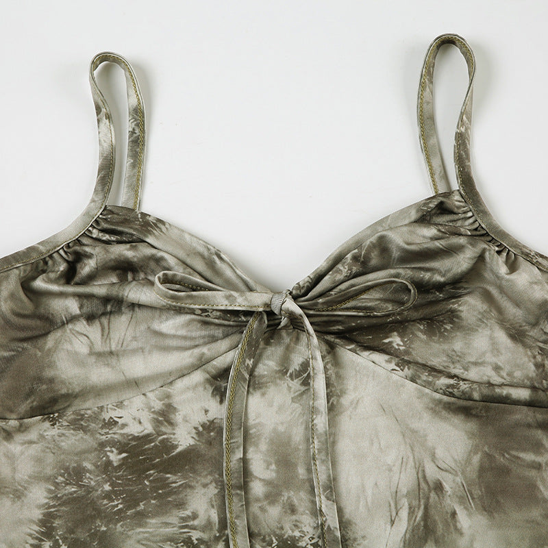 Innocent - Allure Tie - Dye Lace - Up Corset Camisole