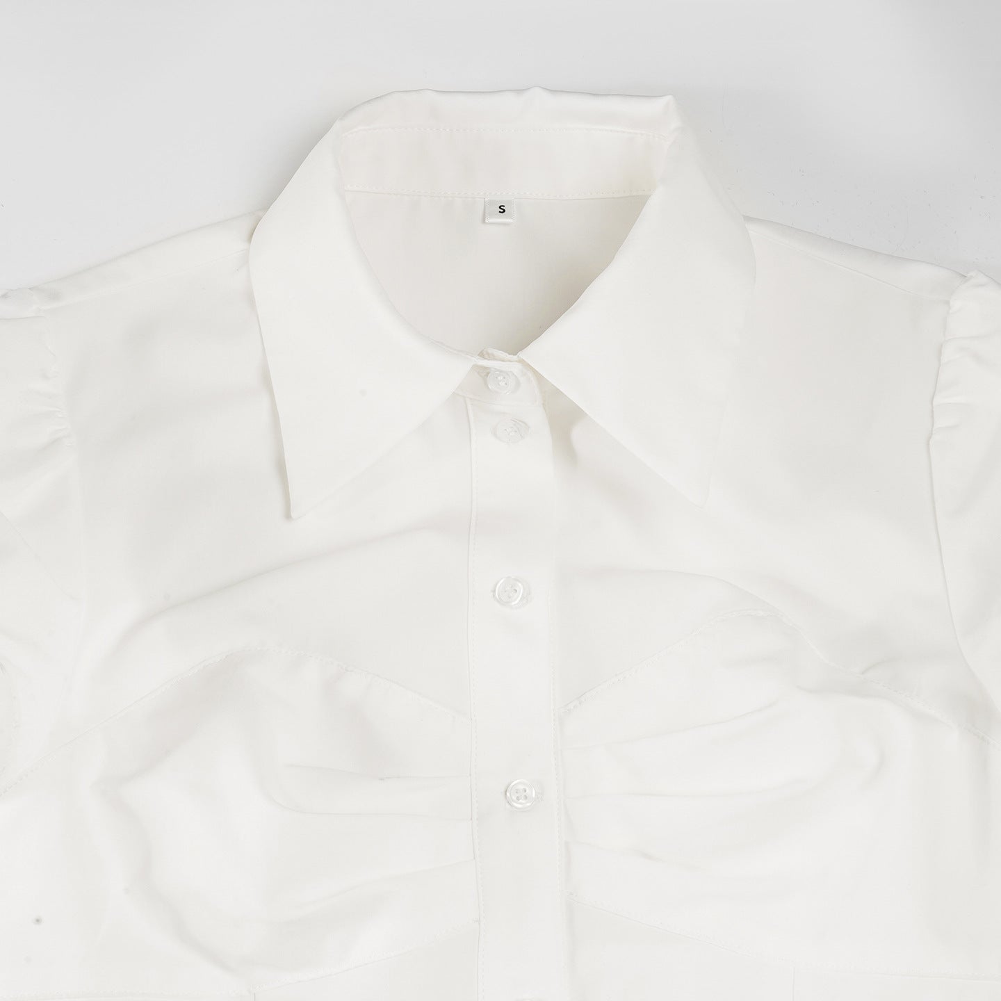 Classic Office Short - Sleeve White Shirt