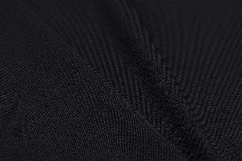 Feather Bandeau Slit Evening Gown