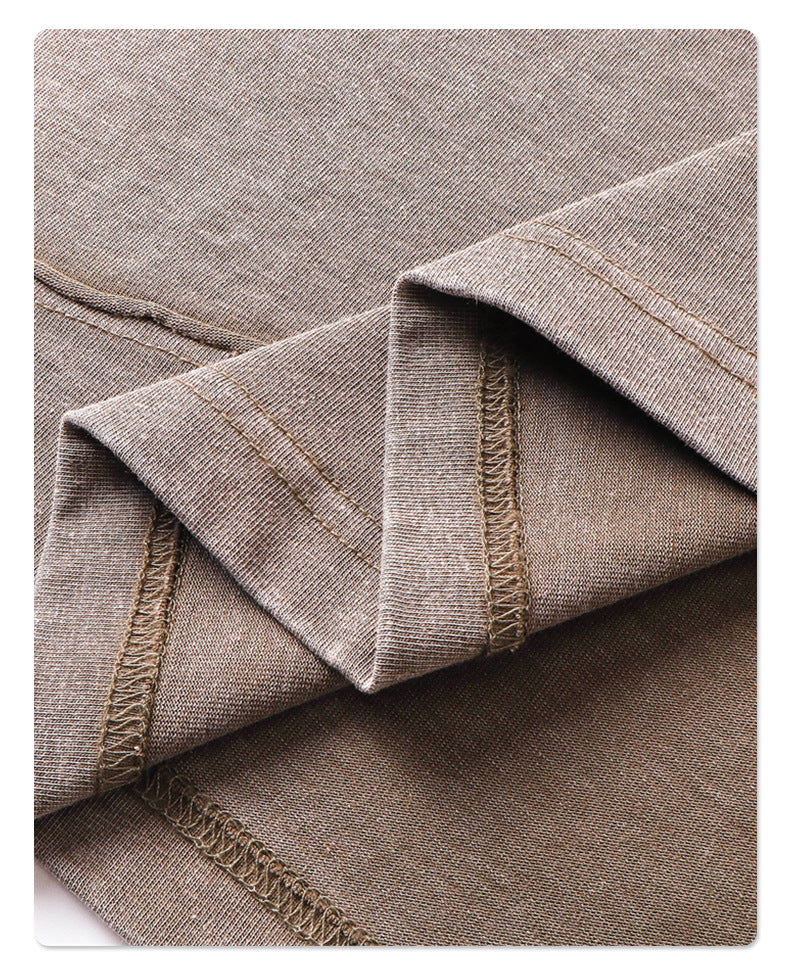 Vintage Patchwork Raw - Edge Loose Short - Sleeve T - Shirt