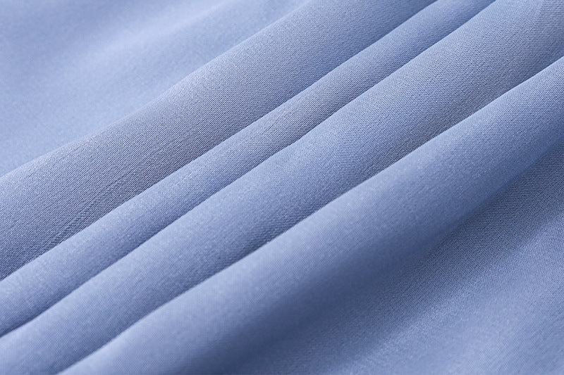 French Elegant Satin Lace Dress