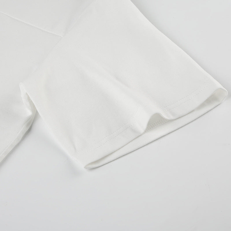 Lazy - Style Number - Printed V - Neck Top