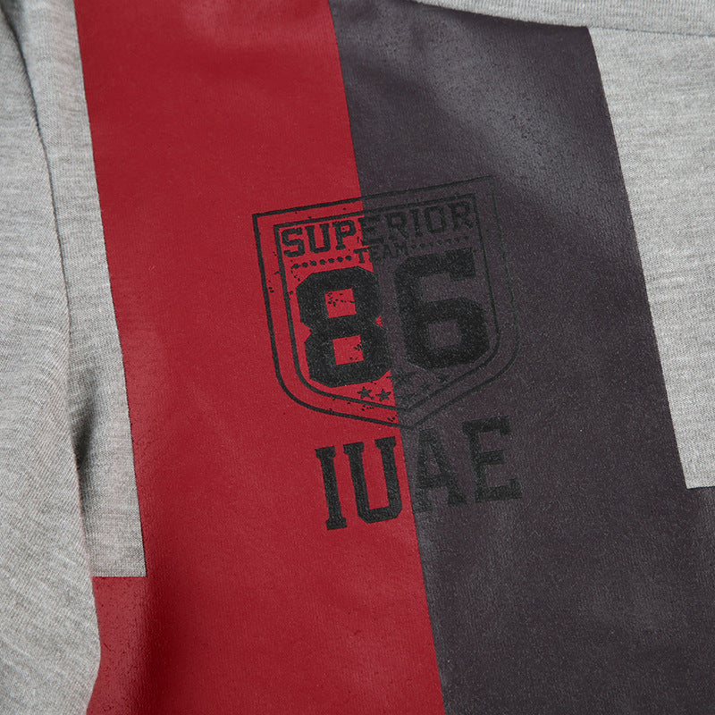 Street - Style Color - Block Paneled Off - Shoulder Crop Top