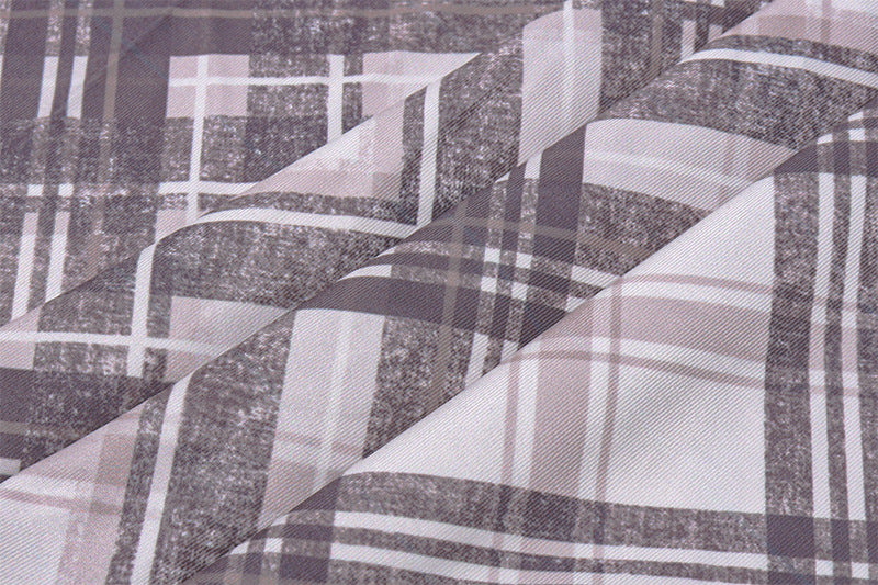 Plaid Tie - Front Slip Maxi Dress