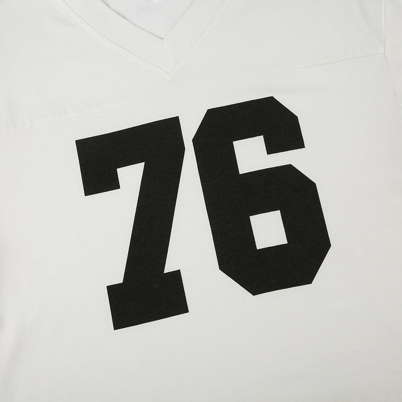 Lazy - Style Number - Printed V - Neck Top