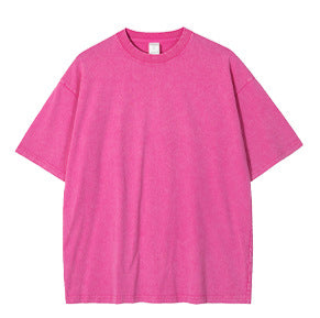 High-Street Vintage Snow-Wash Batik Washed T-Shirt