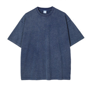 High-Street Vintage Snow-Wash Batik Washed T-Shirt