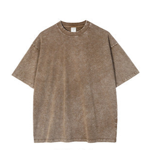 High-Street Vintage Snow-Wash Batik Washed T-Shirt