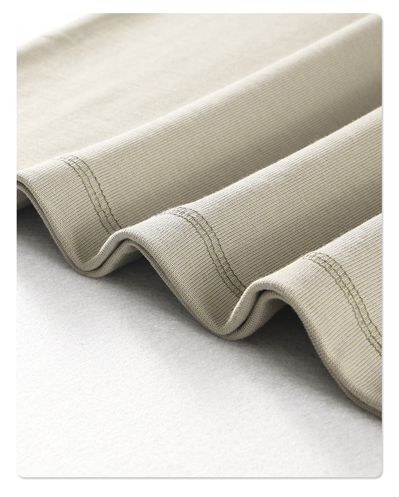 385G Heavyweight Solid Loose-Fit T-Shirt