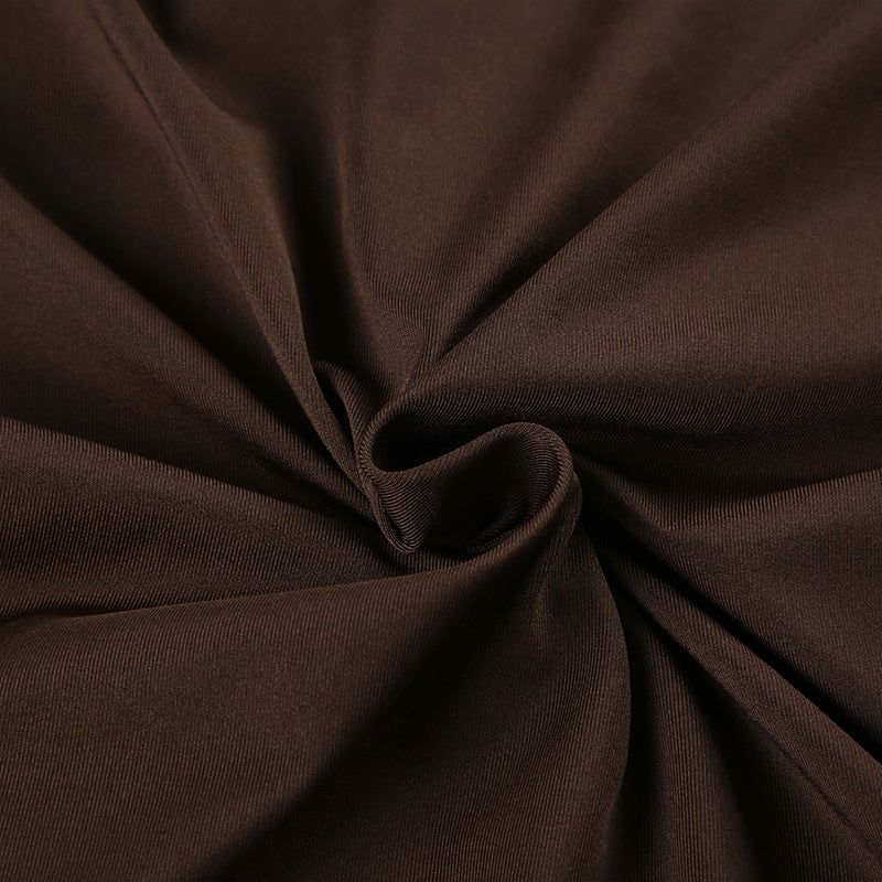 Vintage Square - Neck Lace - Paneled Tie - Up Crop Top