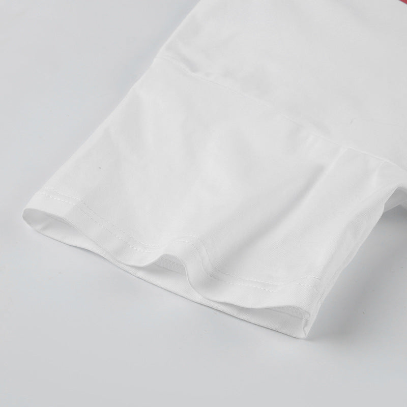 Personalized Letter - Slogan Off - Shoulder Crop Top