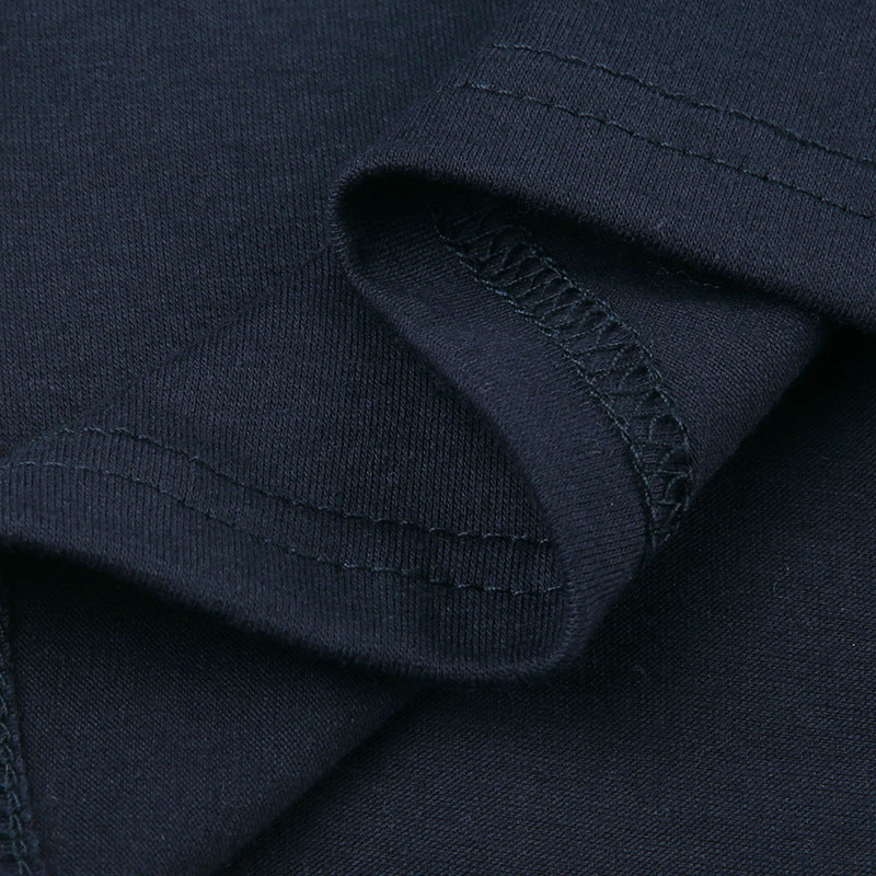 Casual Vintage Letter - Printed Half - Button Top