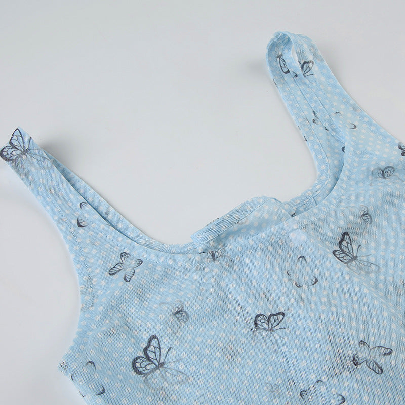 Romantic Floral Lace - Up Sheer Corset