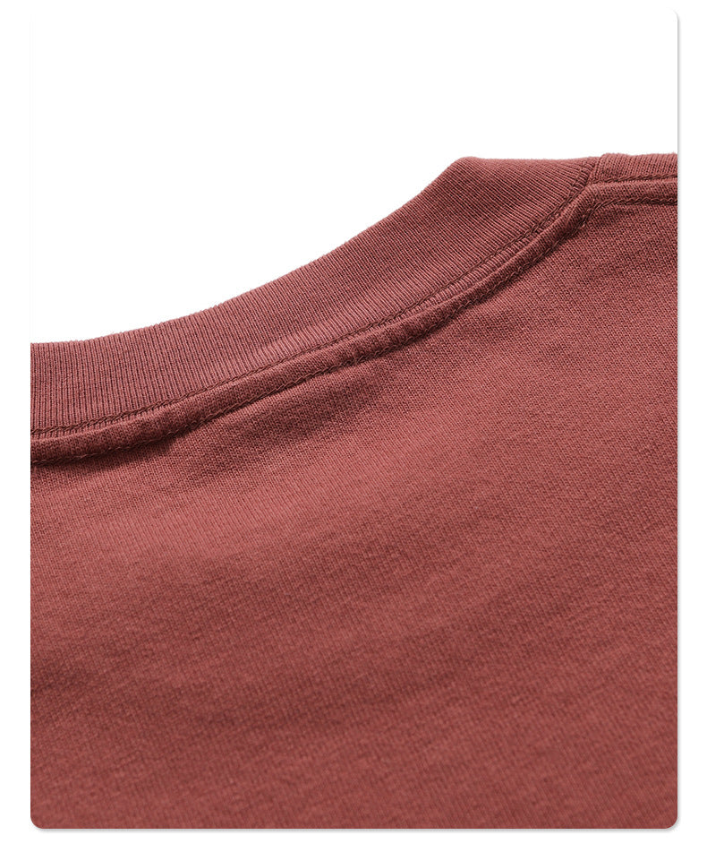 Simple Loose Basic Solid - Color Short - Sleeve T - Shirt