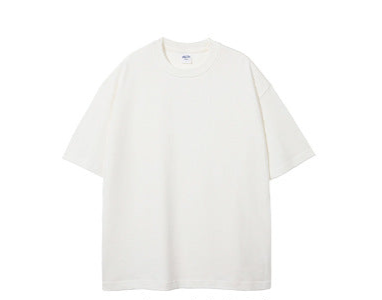 305G Earth-Tone Cotton Loose-Fit Essential T-Shirt