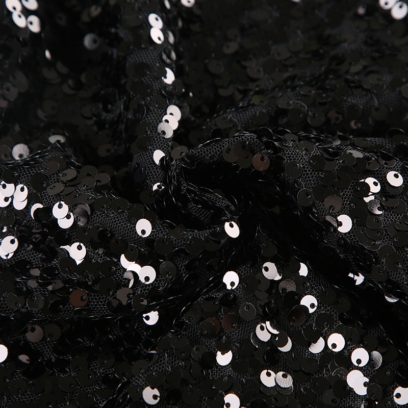 Sexy Sheer Sequin Cami Top