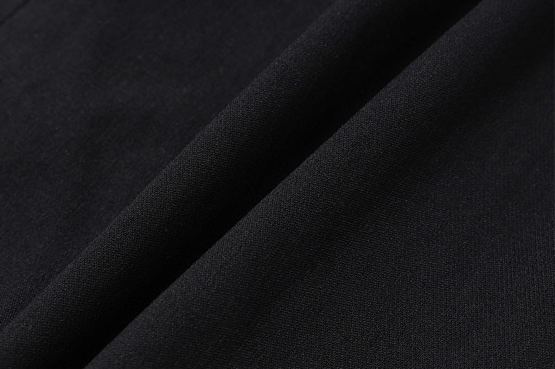 Mesh - Panel Halter Bodycon Dress