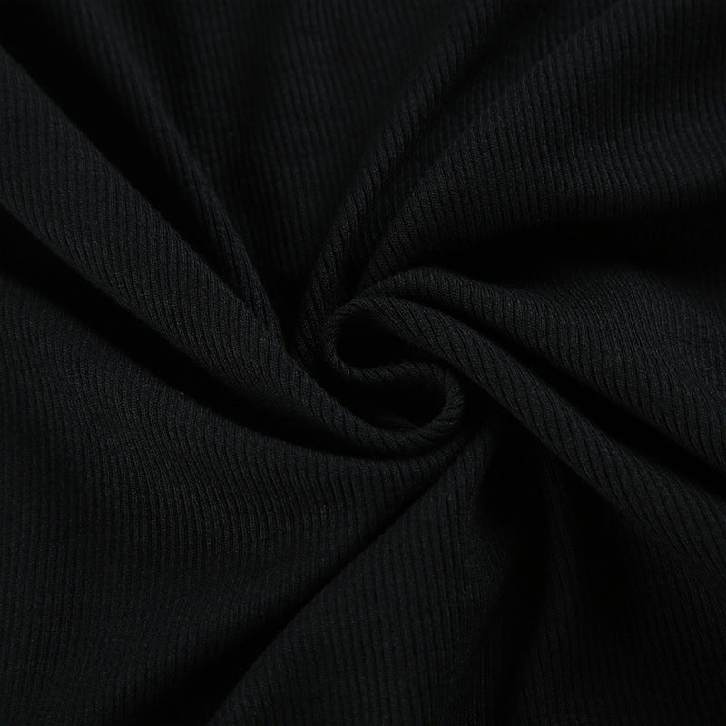 Lace - Paneled Button Square - Neck Fitted Top