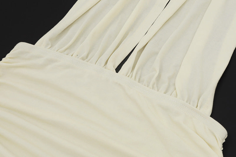 Halter Neck Rhinestone Fringe Bodycon Dress