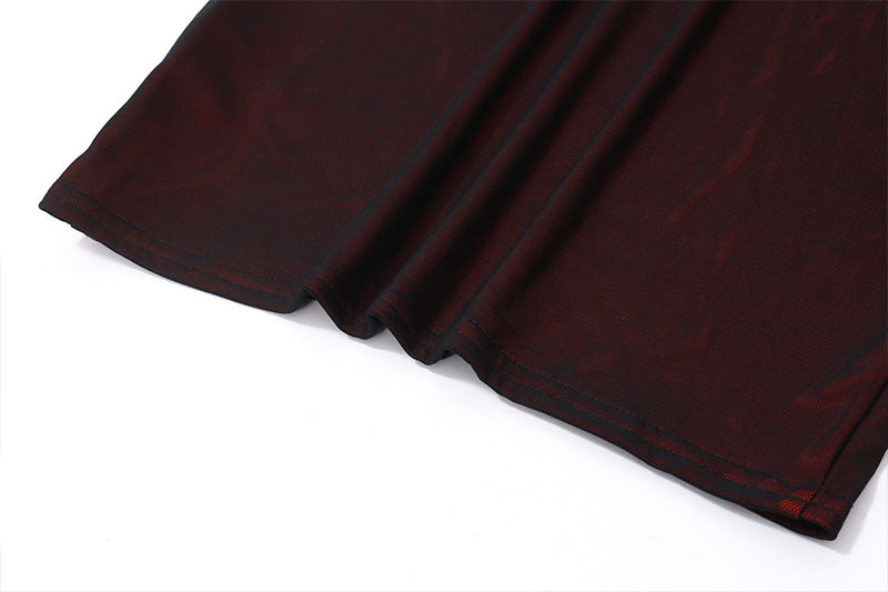 Sheer Mesh - Paneled Bodycon Dress