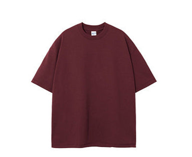 385G Heavyweight Solid Loose-Fit T-Shirt