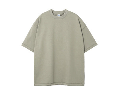 385G Heavyweight Solid Loose-Fit T-Shirt