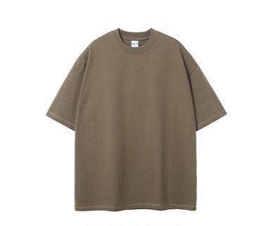 385G Heavyweight Solid Loose-Fit T-Shirt