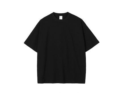 Simple Loose Basic Solid - Color Short - Sleeve T - Shirt