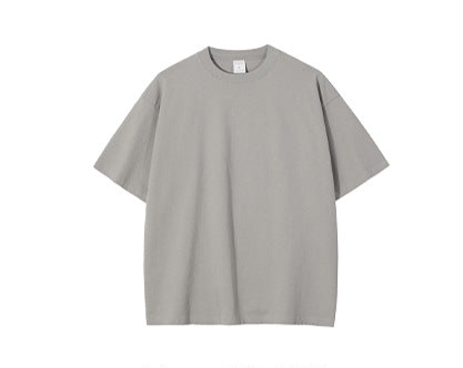 Simple Loose Basic Solid - Color Short - Sleeve T - Shirt