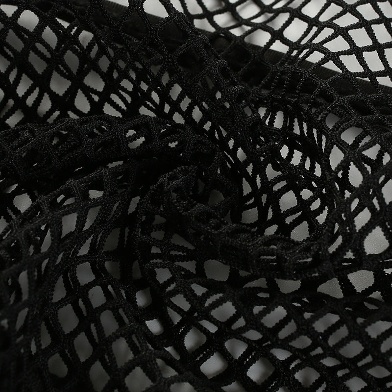 Sexy Mesh Criss - Cross Strappy Crop Top