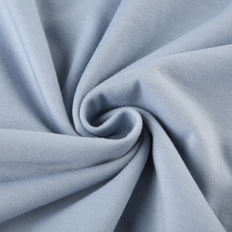 Lazy - Style Number - Printed Off - Shoulder Crop T - Shirt