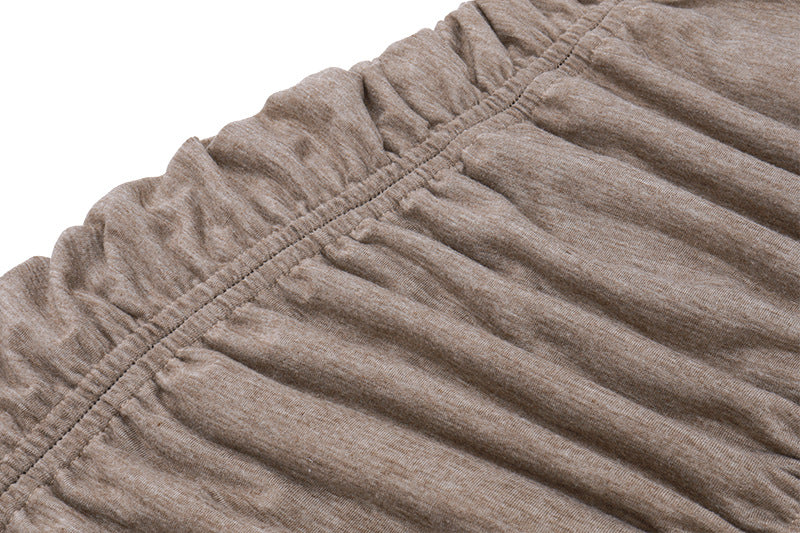 Dark Deconstructed Hooded Lace - Up Dress