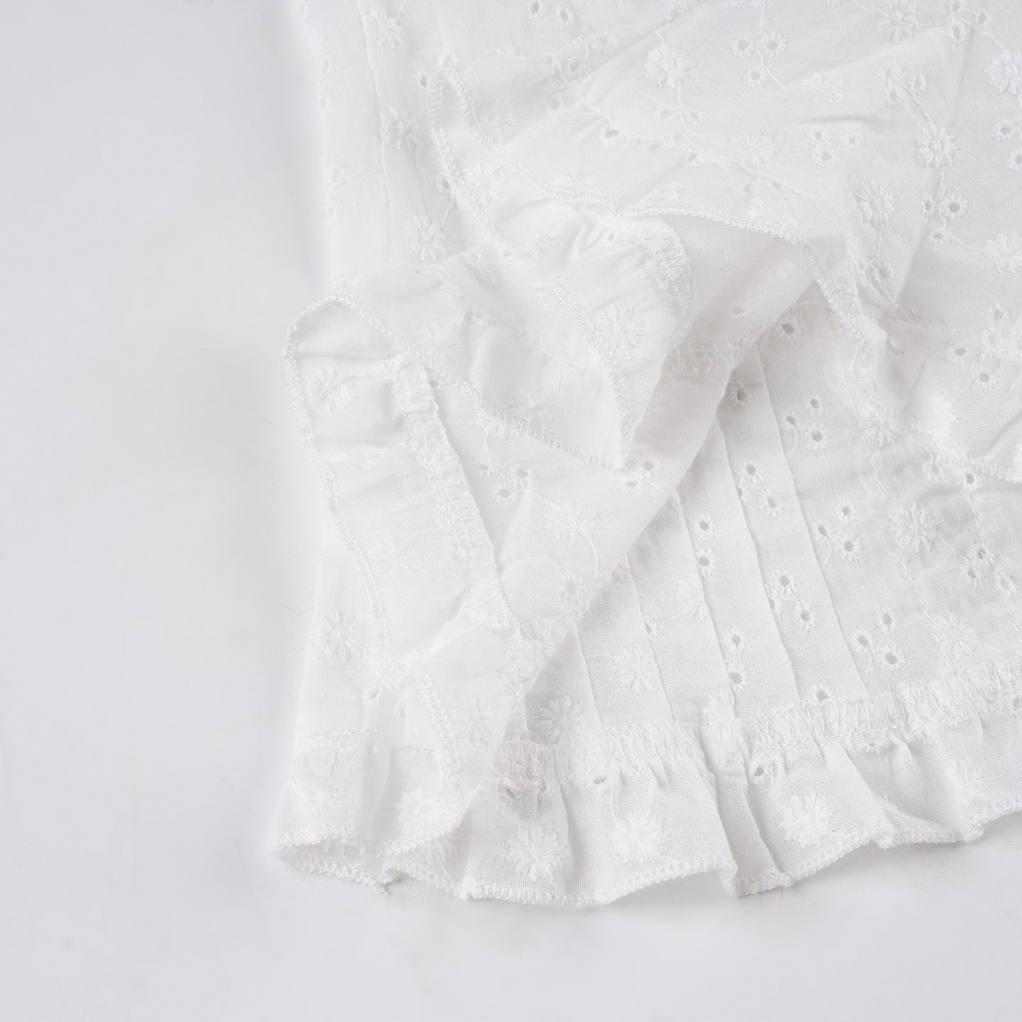 Vintage French Broderie Anglaise Top