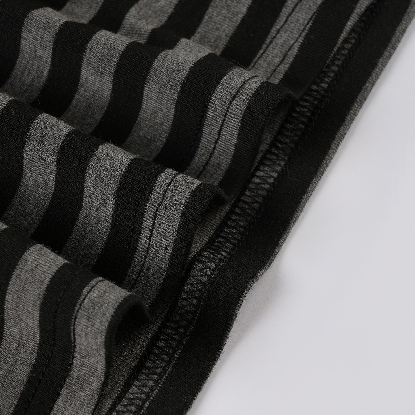 Vintage Striped Halter Deep - V Crop Top